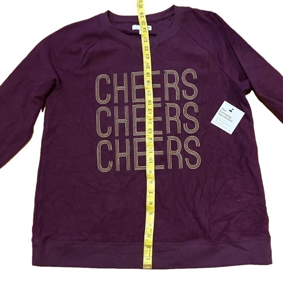 Sonoma Cheers Cheers Cheers Sweater (Sz L) - Picture 9 of 9